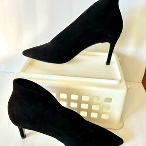 LK Bennett Black Suede Heels